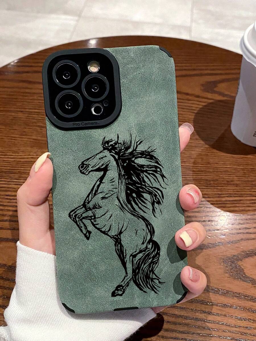 1件人造皮革紋理 TPU 馬油畫手機殼,適用於 iPhone 11, 12, 13, 14, 12 Pro Max, 13 Pro Max, 15, 15 Pro, 15 Plus, 15 Pro Max, 16, 16 Pro, 16 Plus, 16 Pro Max, A11, A12, A20S, A32, A50, A51, A52, A71, A73, S20 FE, S21, S22, A04, A13, A14, A24, A33, A34, A54 - 彩色 - 查看 1
