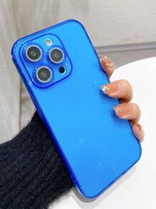 金屬亮絲透明手機殼 - 藍色 - 查看 4