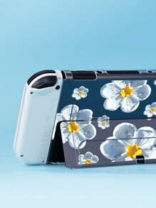 花朵圖案矽膠套適用於OLED - 彩色 - 查看 3