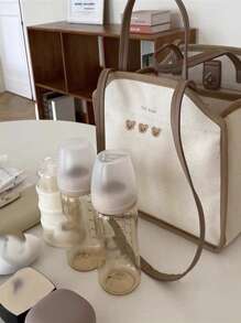 Baby Multifunctional Diaper Bag - Beige - View 6