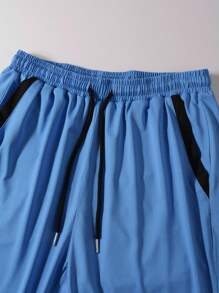 Manfinity Campus Court Bộ hai mảnh Nam - Màu xanh lam - Xem 4