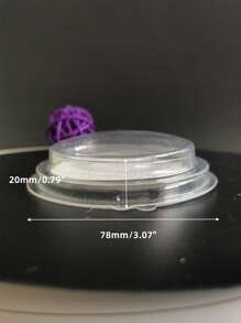 2入組假睫毛收納盒 - 銀色 - 查看 3