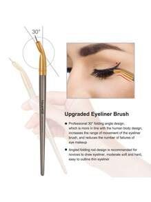 MAANGE 25件套专业化妆刷套装，带便携包，刷毛柔软，方便携带，包含粉底刷、眼影刷、眉刷，旅行化妆刷套装，化妆刷套装，化妆刷套装，全套化妆刷，化妆刷套装，全套化妆工具，化妆刷套装，化妆刷套装，化妆礼盒套装 - 香檳色 - 查看 7