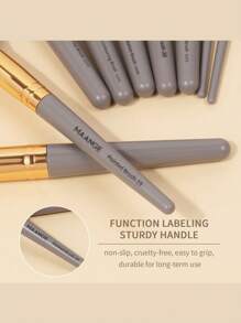 MAANGE 25件套专业化妆刷套装，带便携包，刷毛柔软，方便携带，包含粉底刷、眼影刷、眉刷，旅行化妆刷套装，化妆刷套装，化妆刷套装，全套化妆刷，化妆刷套装，全套化妆工具，化妆刷套装，化妆刷套装，化妆礼盒套装 - 香檳色 - 查看 8