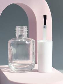 1pc 15ML Glass Nail Polish Bottle - Clear - View 3