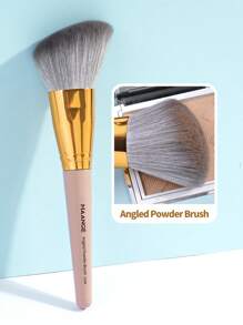 MAANGE 1 Dụng cụ trang điểm cỡ lớn với chất xơ mềm để dễ dàng mang theo, cọ khi đi du lịch - Bụi hồng - Xem 1