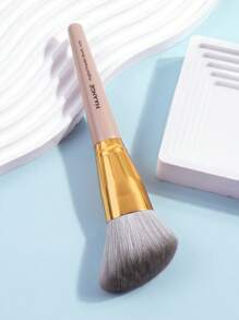 MAANGE 1 Dụng cụ trang điểm cỡ lớn với chất xơ mềm để dễ dàng mang theo, cọ khi đi du lịch - Bụi hồng - Xem 2