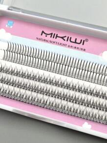 漫畫睫毛,1盒混合朵毛 - 杏色 - 查看 5