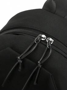Myco Bolso bandolera pequeño con gráfico de letra casual para la vida diaria, bolso de pecho con gran capacidad para deportes al aire libre y almacenamiento de teléfonos, regalo para hombres y mujeres, riñonera informal para el primer día de escuela, regalo de Navidad o San Valentín
