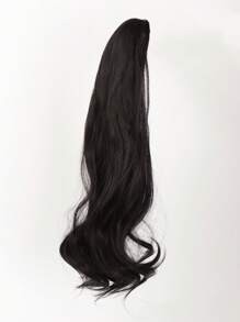 Tóc Giả Hoa Quả Lê Xoăn Sóng Lớn Lấy Kẹp Tóc Đuôi Ngựa Cao Tóc Giả Đuôi Ngựa - màu đen - Xem 4