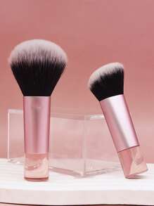 2件套化妆刷套装，含散粉刷、化妆刷、化妆刷套装、化妆刷套装、全套化妆刷、化妆刷套装、全套化妆套装、化妆刷套装、化妆刷套装、化妆礼盒、套装、赠品、专业化妆刷、全套化妆刷 - 粉色 - 查看 3