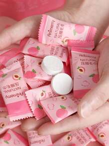 Mini Portable Compressed Towel,20Pcs Disposable Compressed Facial Towel Suitable For Travel/Home/Outdoor Activities - White - View 6