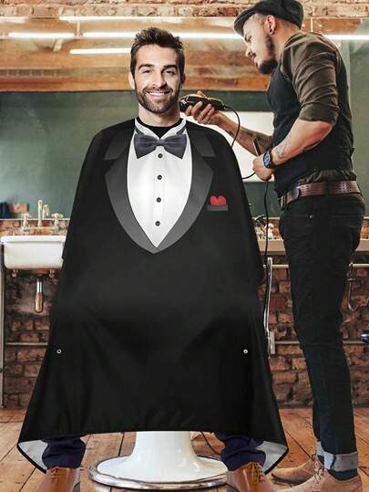 1 件 165 厘米 * 140 厘米超大理发斗篷，防静电美发围裙，美发工具，美发产品及配件，适用于理发沙龙美容旅行必需品