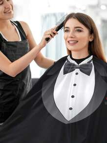 1 件 165 厘米 * 140 厘米超大美发披肩，防静电理发衣 - 彩色 - 查看 3