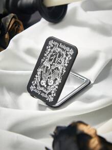 ROMWE Goth 1pc Skull Pattern Foldable Mirror