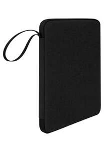 BUBM 12-12.9 英寸平板电脑内胆包，适用于 12.4 英寸三星 Galaxy Tab S9+ Plus/S8+ 2022/S7+/S7+ Plus/S7 FE，12.9 英寸兼容 iPad Pro Air M1 M2/Pro 4 3 2 1 2024-2015/Microsoft Surface Go 2 12.4 英寸/Pro 9 8 便携包-黑色 - 黑色 - 查看 4