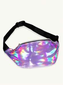 Gói Fanny dây kéo Laser cho trẻ em - Màu tím - Xem 5
