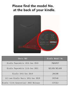 Funda barco con estampado PC anticaída magnético compatible con Kindle - Multicolor - Ver 5