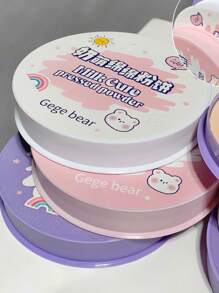 多功能啞光高光粉、控油定妝粉餅 - 杏色 - 查看 5