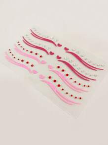 1 miếng dán mắt màu hồng Onion cho trang điểm và sân khấu - Nhiều màu - Xem 3