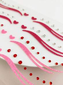 1 miếng dán mắt màu hồng Onion cho trang điểm và sân khấu - Nhiều màu - Xem 5