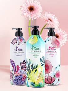 Shampoo,Refreshing Anti-Dandruff Fragrance Shampoo, Smooth & Silky Hair Repair Shampoo Hair Care - White - View 1