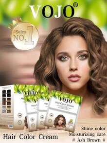 Crema para teñir el cabello, suavizante, hidratante, fácil de usar, tinte para el cabello de color rápido, tinte para el cabello en crema - Marrón - Ver 9