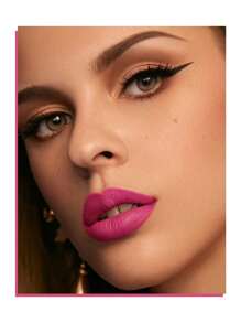 Pudaier 啞光霧面液體口紅,持久啞光唇彩不粘杯子不褪色液體口紅保濕唇釉 - 粉色 - 查看 2