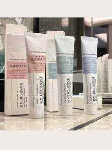 60G 浪漫夢境滋養香氛護手霜護手霜適合乾裂手部，身體手部護理保濕霜 - 粉色 - 查看 7