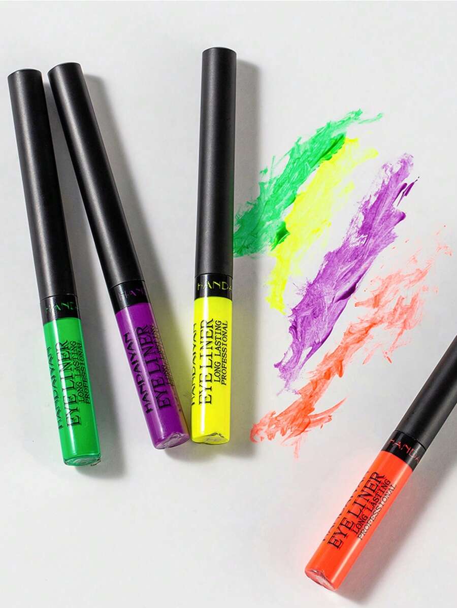 凝膠眼線筆，12 件防水霜凝膠眼線筆持久眼線筆套裝眼線筆 Y2K 化妝美容化妝品 - 01 Black - 查看 1