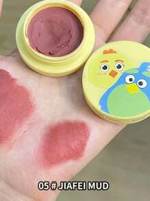 持久啞光唇膏，不褪色腮紅和唇膏 - 紅木色 - 查看 1