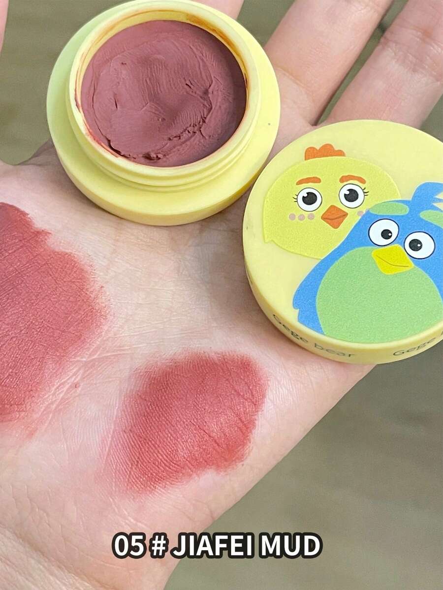 持久啞光唇膏，不褪色腮紅和唇膏 - 紅木色 - 查看 1