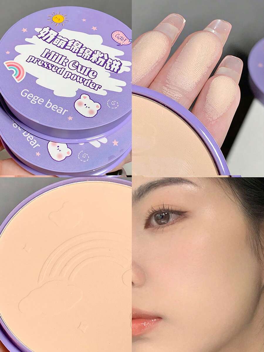Gege Bear 防水粉餅、控油亮採粉盤 - 裸色 - 查看 1