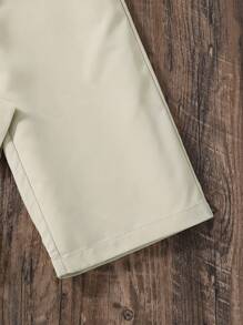 SHEIN 女孩素色闊腿褲