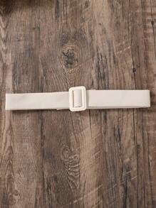 SHEIN 女孩素色闊腿褲