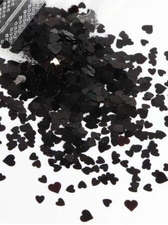 心形设计亮片美甲装饰，1 件装时尚美甲饰品，适用于美甲设计 DIY 工艺品美甲宝石美甲用品