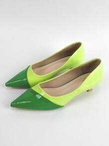 Giày Cao Gót Mũi Nhọn Màu Nhẹ Nhẹ Nhàng Thời Trang Thoải Mái Cho Nữ - Nhiều màu - Xem 2