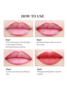 Kit de lápiz delineador de labios multifunción de 12 piezas, para mujeres para maquillaje diario - Multicolor - Ver 3