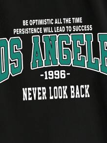 Manfinity VCAY Men Plus Cotton Slogan Graphic Tee - Black - View 5