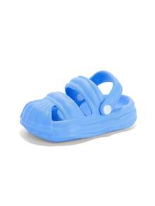 Boys Cut Out Fashionable Vented Clogs For Summer - Dusty Blue - View 3