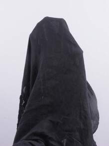 Swim Vcay Summer Beach Guipure Lace Insert Flounce Sleeve Ruffle Hem Kimono