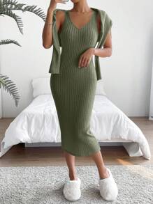 SHEIN Essnce Damska odzież dwuczęściowa Prosty Casual