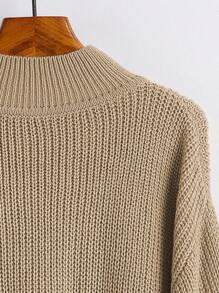 Franclia Solid Ribbed Knit Drop Shoulder Sweater,Long Sleeve Tops Knit Pullover Fall Winter Outfit