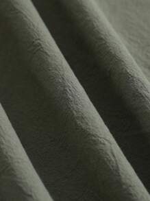 SHEIN Toddler Boys Letter Patched Detail Dual Pocket Trousers - Army Green - View 6