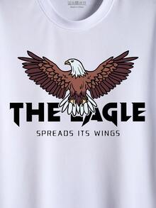 Áo thun & Áo lót Nam Thú vật Lá thư Slogan Giải trí - trắng - Xem 4