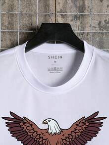 Áo thun & Áo lót Nam Thú vật Lá thư Slogan Giải trí - trắng - Xem 5