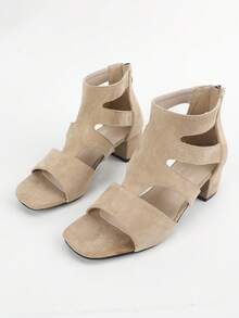 Sandalias De Tacón Alto - Albaricoque - Ver 2