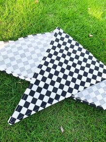 1 khăn rằn in hình ca rô cho thú cưng - Nhiều màu - Xem 4