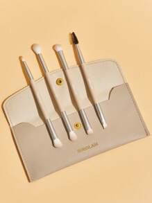 SHEGLAM Juego De Brochas De Maquillaje Glam 101 Eye Essentials Con Estuche Juego De Brochas De Maquillaje SintéTicas PortáTiles Brochas De Maquillaje Puntiagudas Para Difuminar Sombras De Ojos Organizador De Brochas De Maquillaje Estuche De Viaje GraduacióN CumpleañOs Vacaciones Verano OtoñO Y2K Elegante Moda Mujeres Maquillaje CosméTico Fiesta Playa Viaje Camping Aire Libre Escuela Campus ExcursióN Festivales DecoracióN Regalo Presente Rosa Chica Cosplay Mejor Color Encanto Vibra