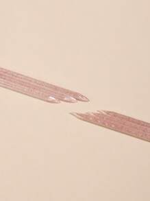 50入組金屬亮絲亞克力兩面指甲棍棒多用途指甲死皮移動棒美甲用品 - 粉色 - 查看 3